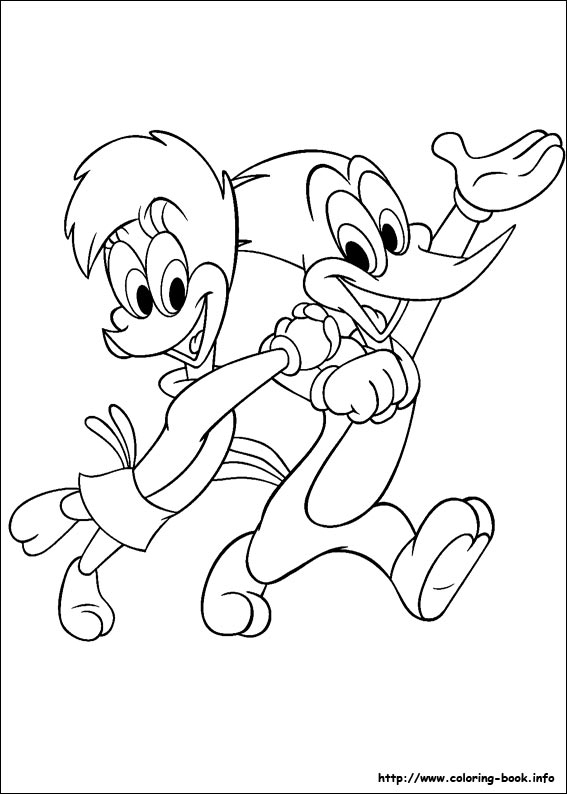 Woody Woodpecker kolorowanki
